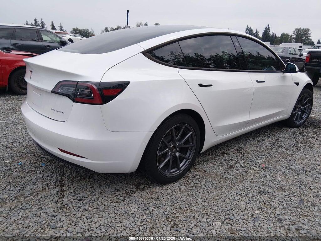 5YJ3E1EB6NF177708 2022 TESLA MODEL 3 photo no. 4