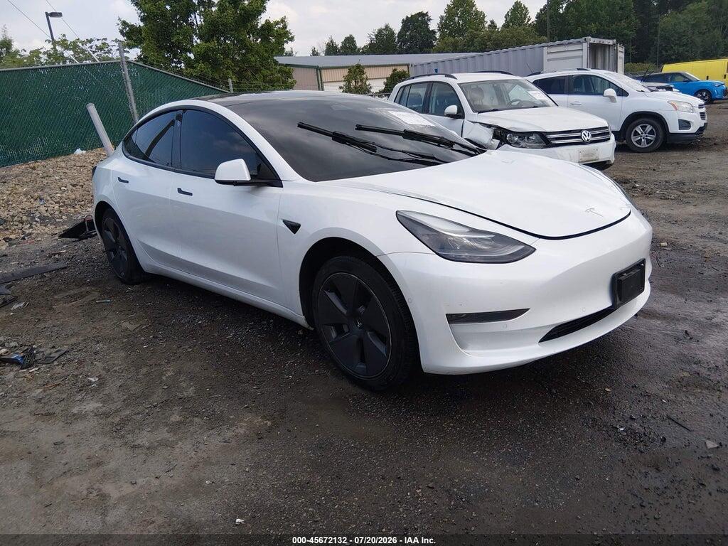 5YJ3E1EA6NF168269 2022 TESLA MODEL 3 photo no. 1