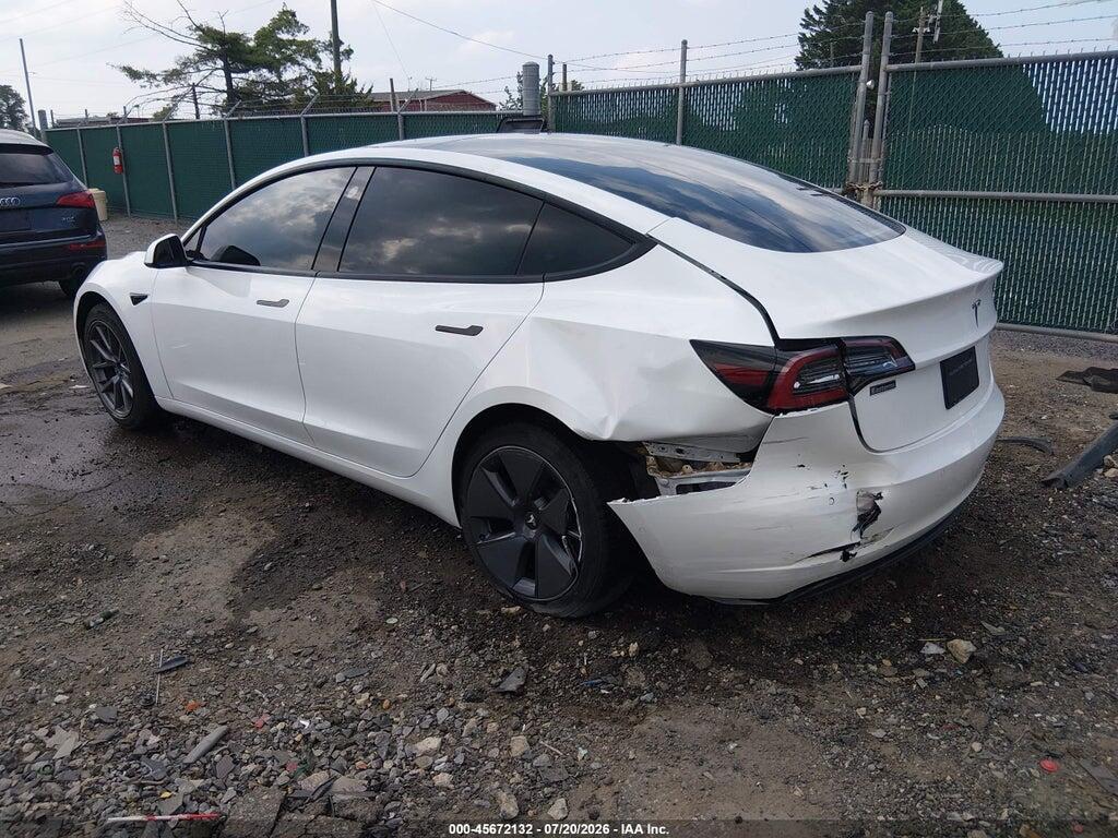 5YJ3E1EA6NF168269 2022 TESLA MODEL 3 photo no. 3