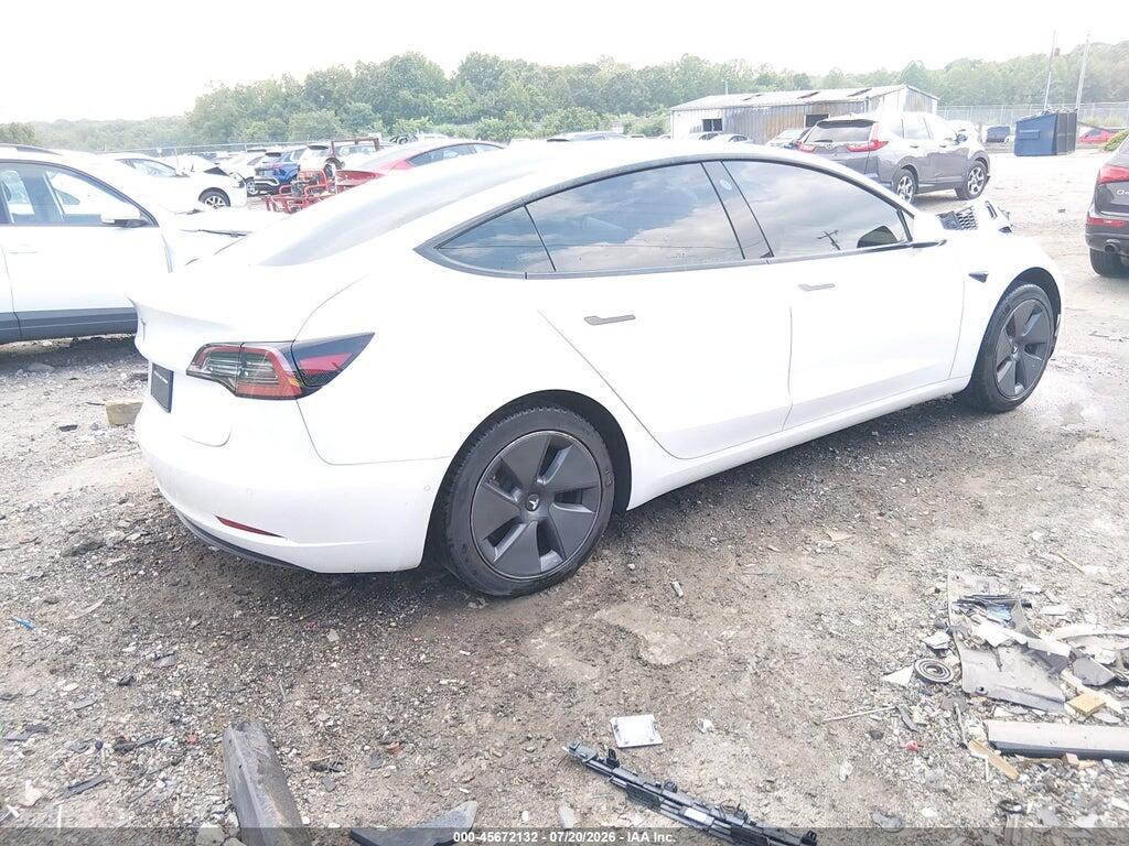5YJ3E1EA6NF168269 2022 TESLA MODEL 3 photo no. 4