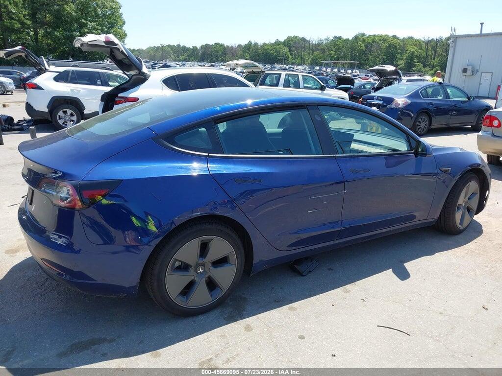 5YJ3E1EA1NF331474 2022 TESLA MODEL 3 photo no. 6