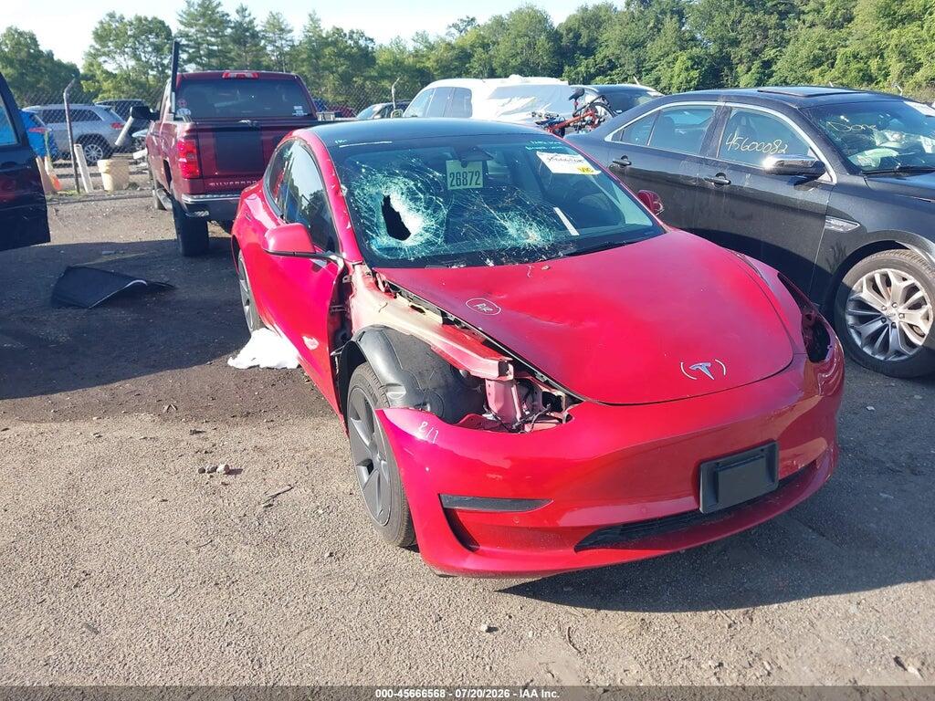 5YJ3E1EB7NF134124 2022 TESLA MODEL 3 photo no. 1