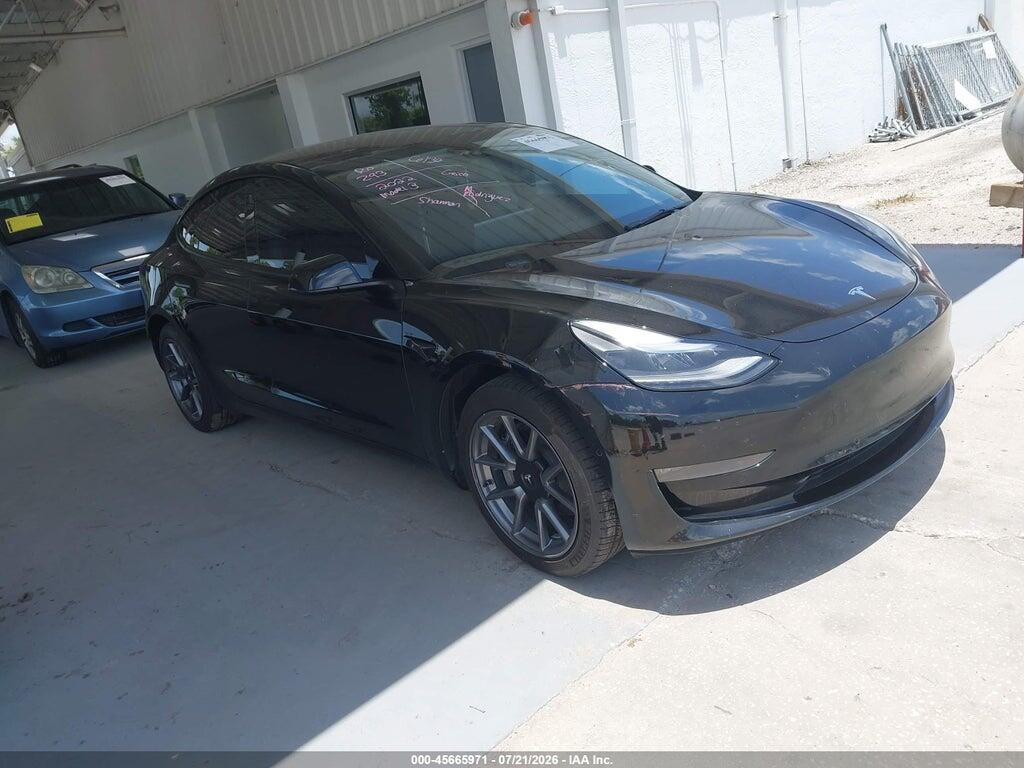5YJ3E1EB5NF128340 2022 TESLA MODEL 3 photo no. 1