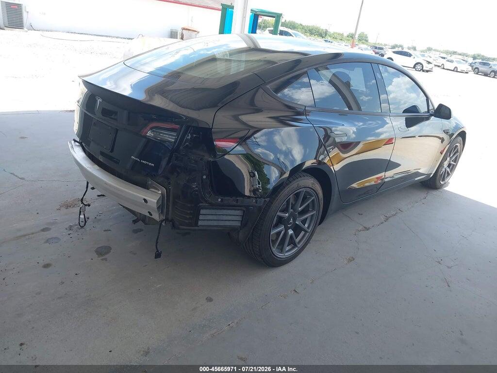 5YJ3E1EB5NF128340 2022 TESLA MODEL 3 photo no. 4