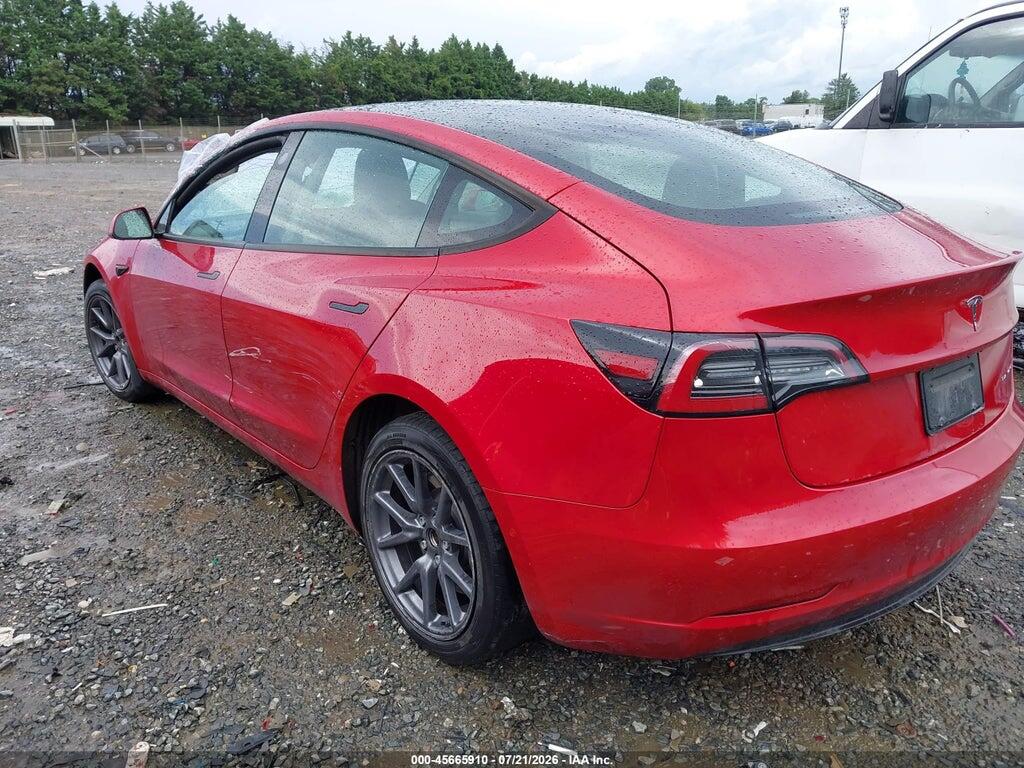 5YJ3E1EB5NF267545 2022 TESLA MODEL 3 photo no. 3
