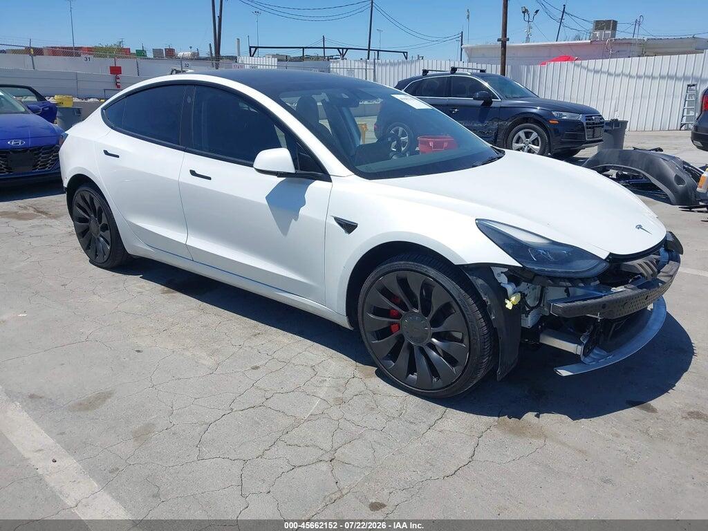5YJ3E1EC9NF254757 2022 TESLA MODEL 3 photo no. 1