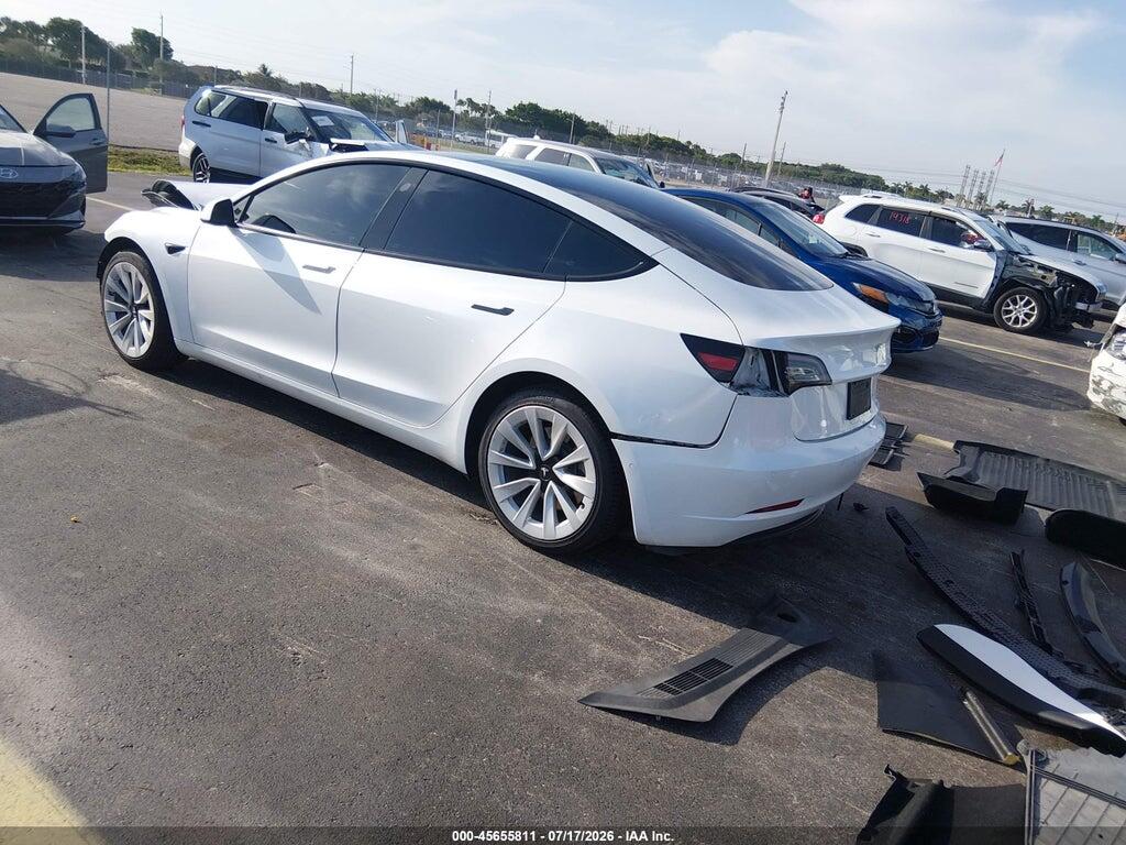 5YJ3E1EA9NF324417 2022 TESLA MODEL 3 photo no. 3