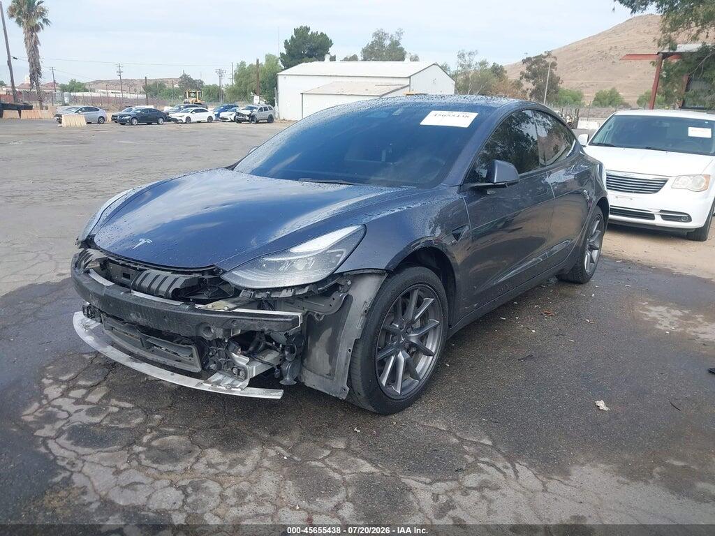 5YJ3E1EB2NF332884 2022 TESLA MODEL 3 photo no. 2