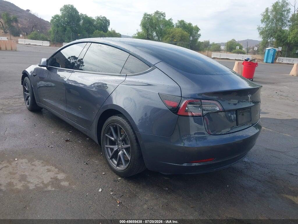 5YJ3E1EB2NF332884 2022 TESLA MODEL 3 photo no. 3
