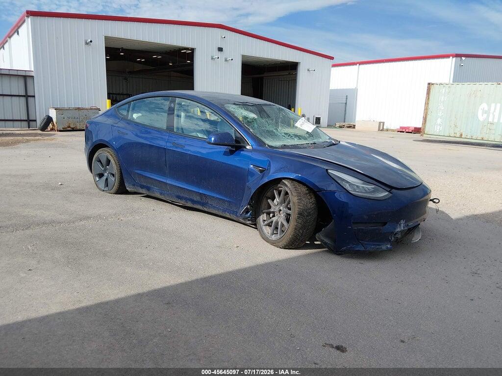 5YJ3E1EB4NF244418 2022 TESLA MODEL 3 photo no. 1
