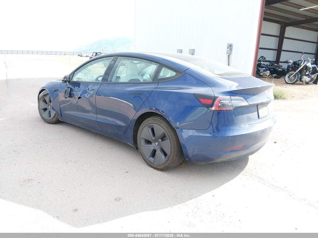 5YJ3E1EB4NF244418 2022 TESLA MODEL 3 photo no. 3