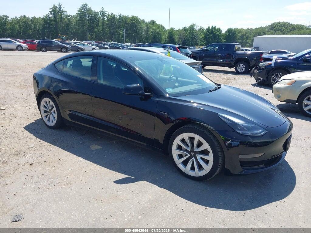 5YJ3E1EA6NF287858 2022 TESLA MODEL 3 photo no. 1
