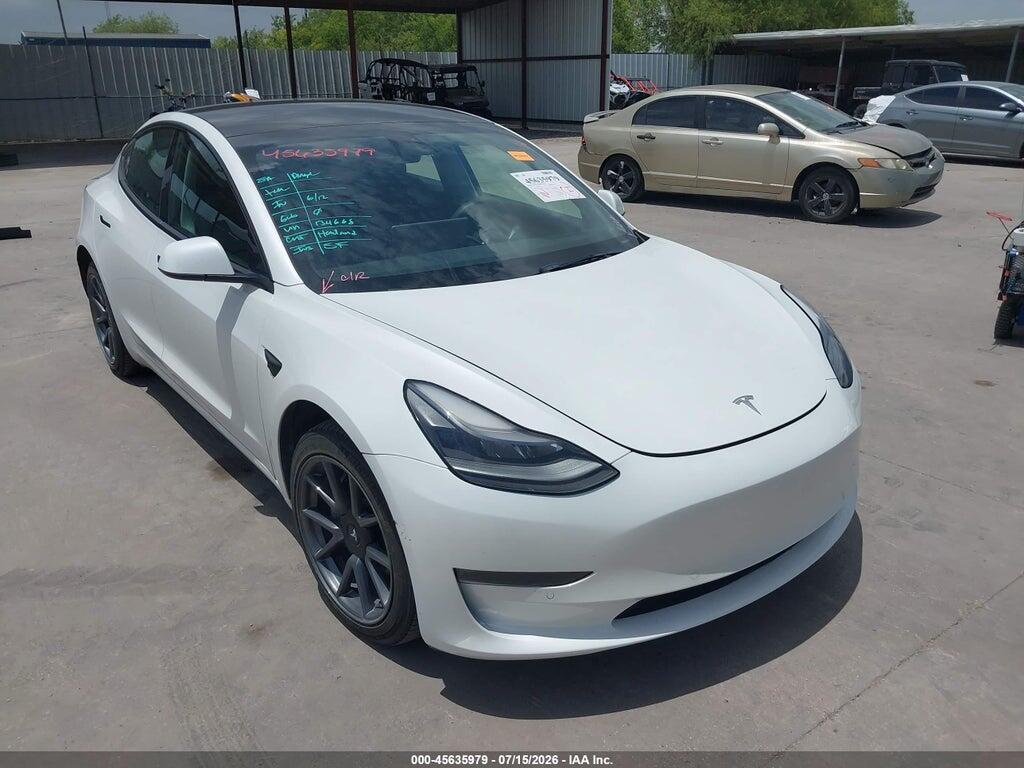 5YJ3E1EB3NF134668 2022 TESLA MODEL 3 photo no. 1