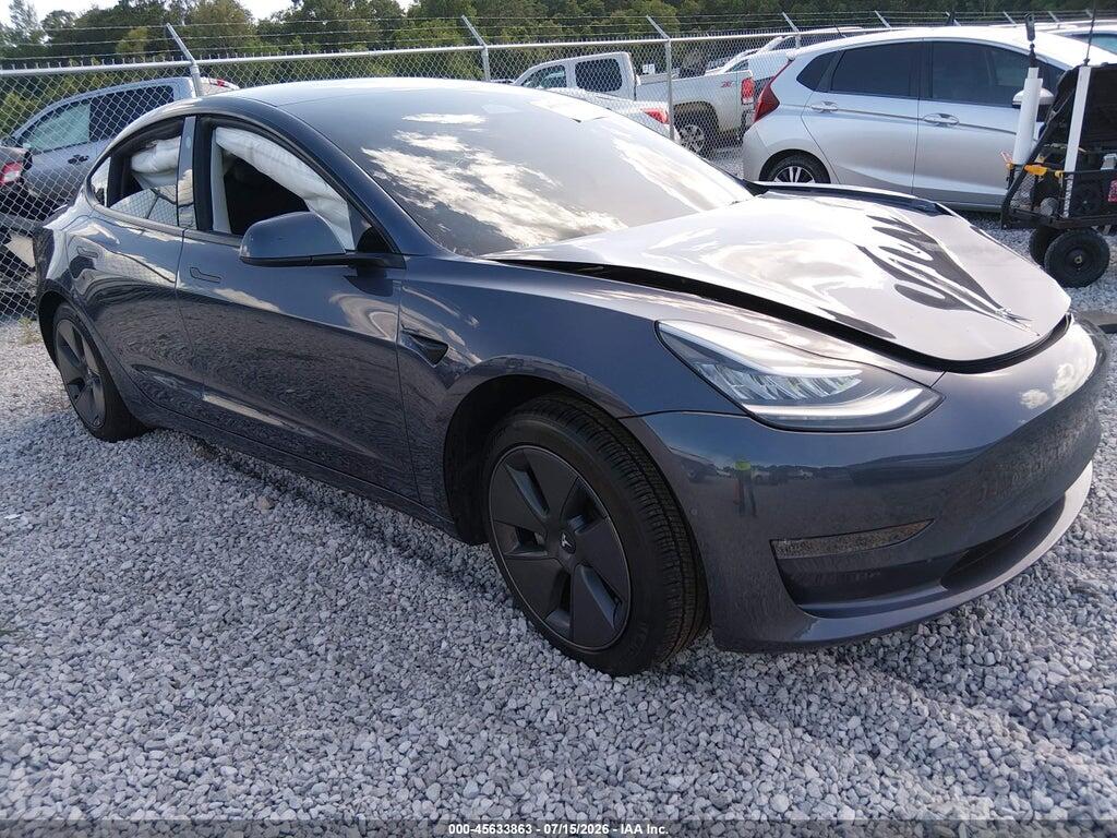 5YJ3E1EB1NF263203 2022 TESLA MODEL 3 photo no. 1