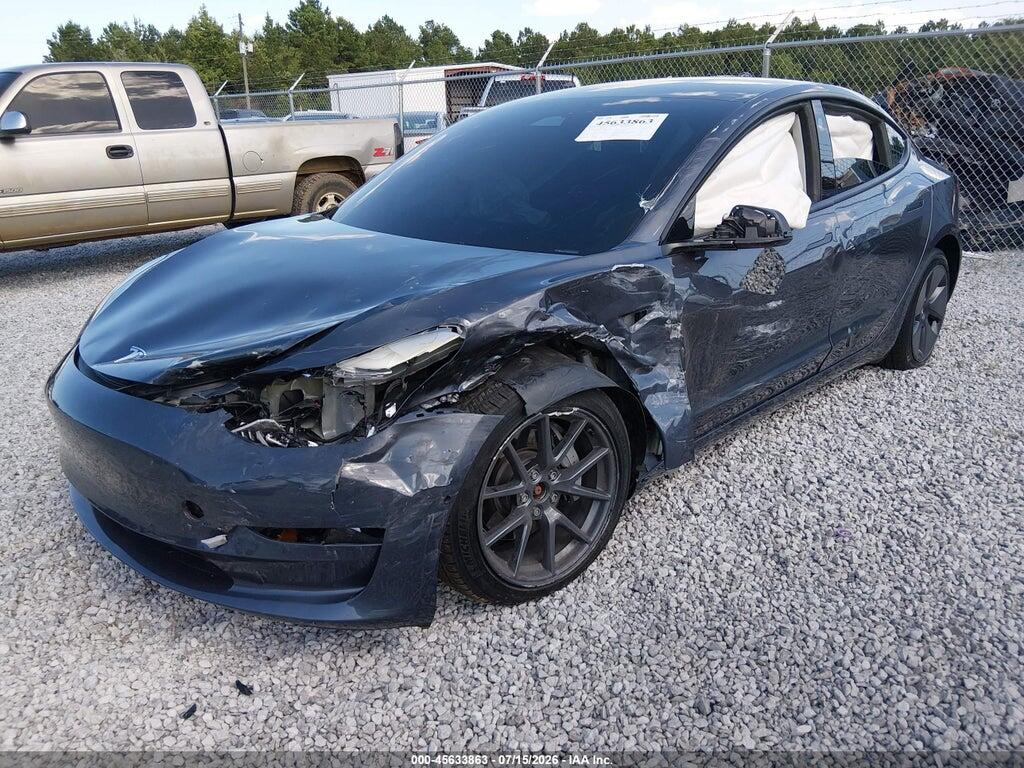 5YJ3E1EB1NF263203 2022 TESLA MODEL 3 photo no. 2