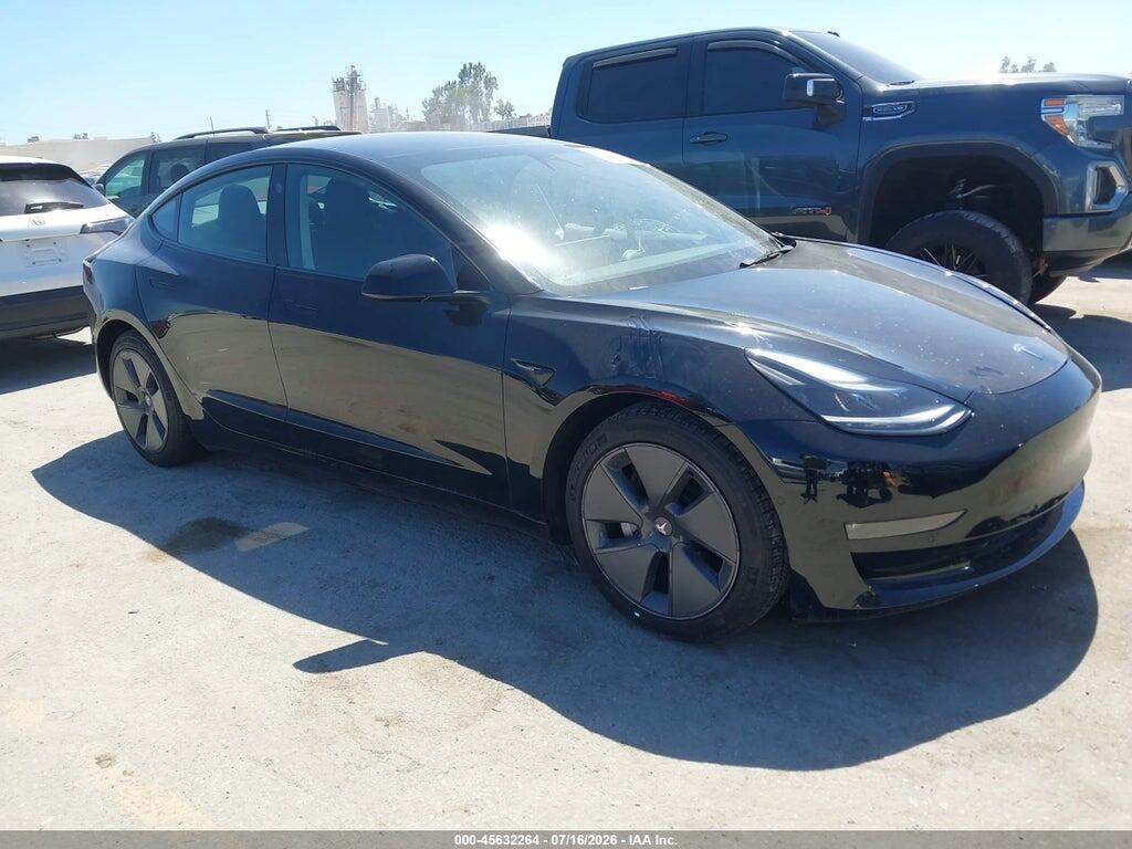 5YJ3E1EB7NF180648 2022 TESLA MODEL 3 photo no. 1