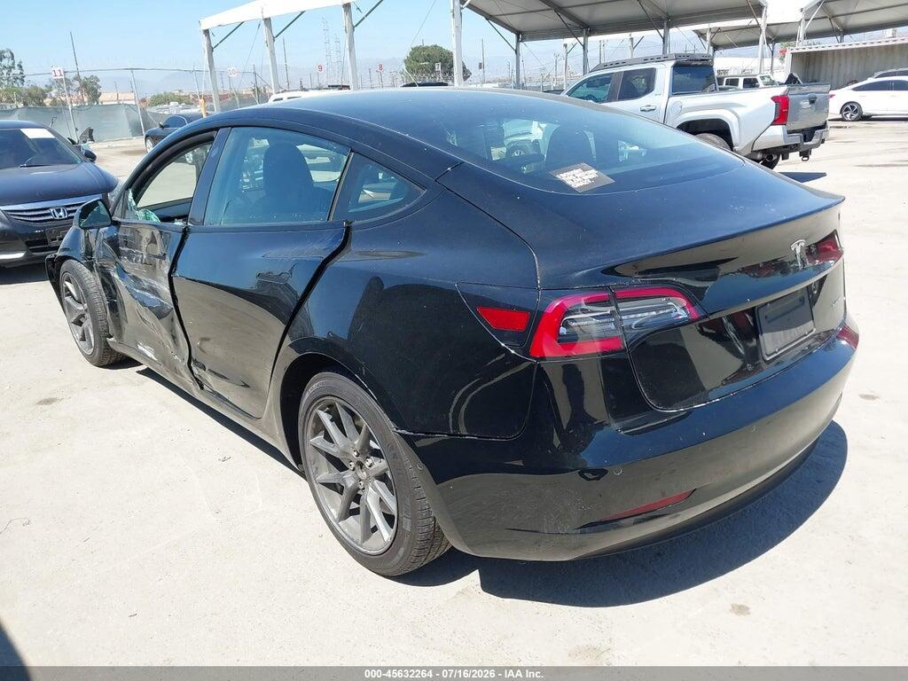 5YJ3E1EB7NF180648 2022 TESLA MODEL 3 photo no. 3
