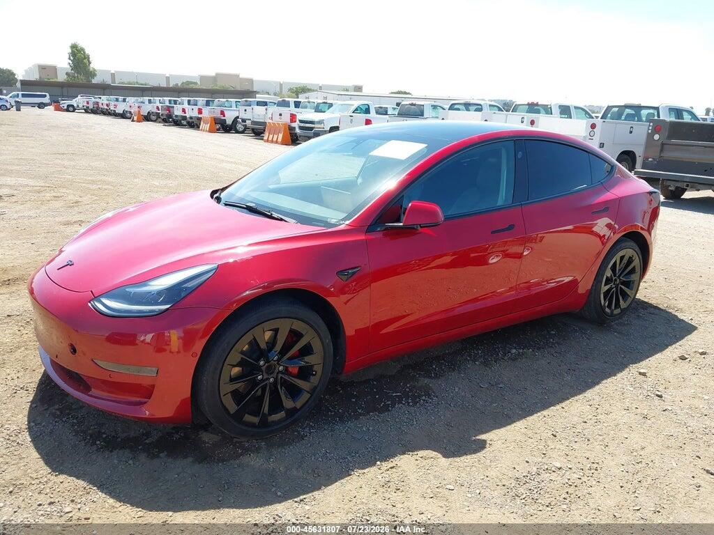 5YJ3E1EA8NF185851 2022 TESLA MODEL 3 photo no. 2