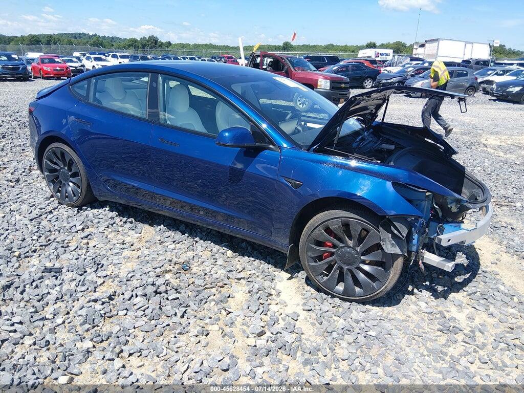 5YJ3E1EC2NF196300 2022 TESLA MODEL 3 photo no. 1