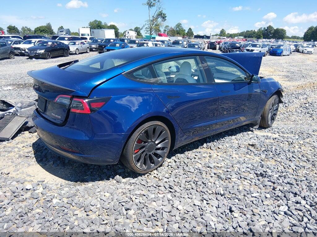 5YJ3E1EC2NF196300 2022 TESLA MODEL 3 photo no. 4