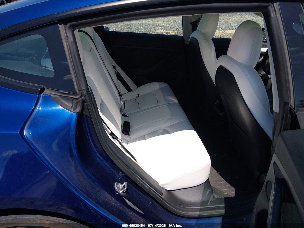 5YJ3E1EC2NF196300 2022 TESLA MODEL 3 photo no. 7