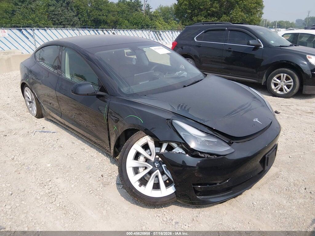 5YJ3E1EA8NF351642 2022 TESLA MODEL 3 photo no. 1