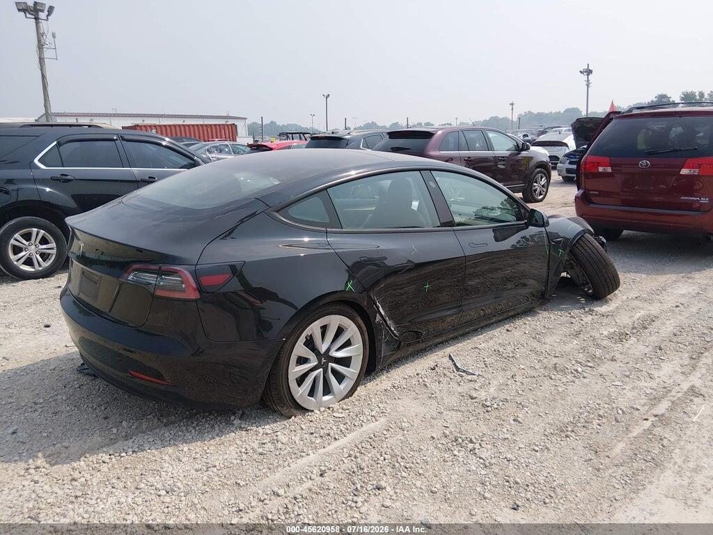 5YJ3E1EA8NF351642 2022 TESLA MODEL 3 photo no. 4