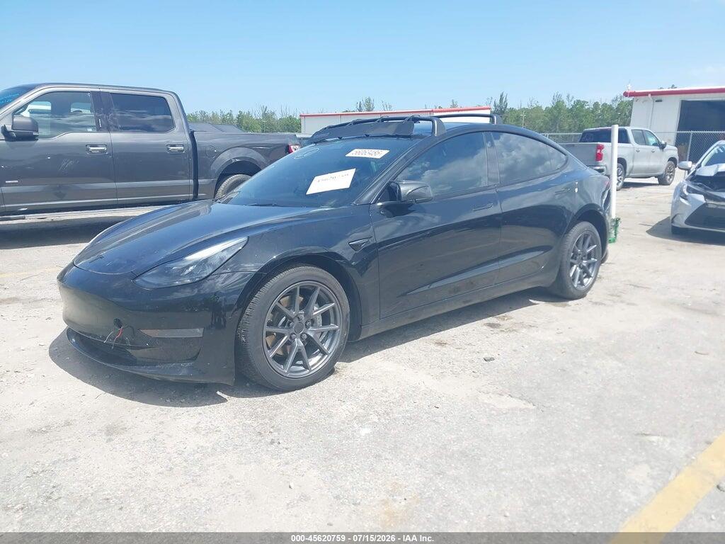 5YJ3E1EBXNF249140 2022 TESLA MODEL 3 photo no. 2