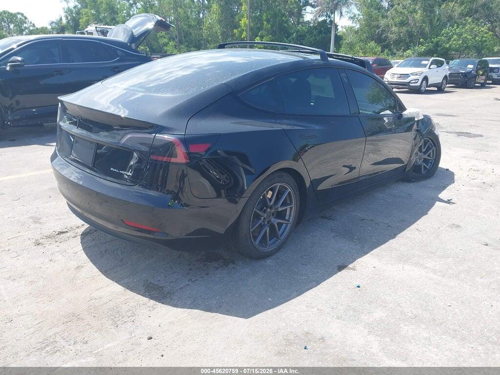 5YJ3E1EBXNF249140 2022 TESLA MODEL 3 photo no. 4