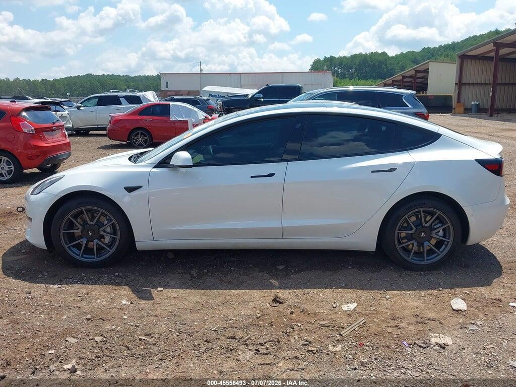 5YJ3E1EA3NF207836 2022 TESLA MODEL 3 photo no. 12