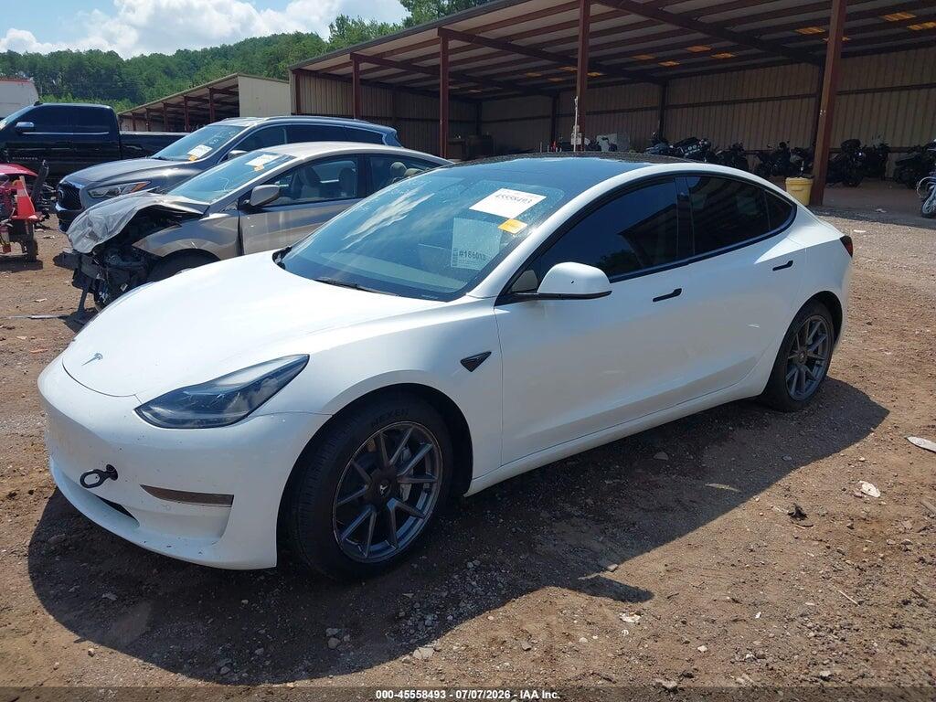 5YJ3E1EA3NF207836 2022 TESLA MODEL 3 photo no. 2