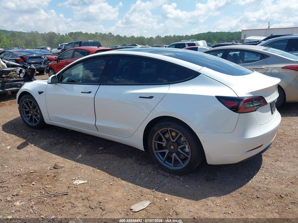 5YJ3E1EA3NF207836 2022 TESLA MODEL 3 photo no. 3