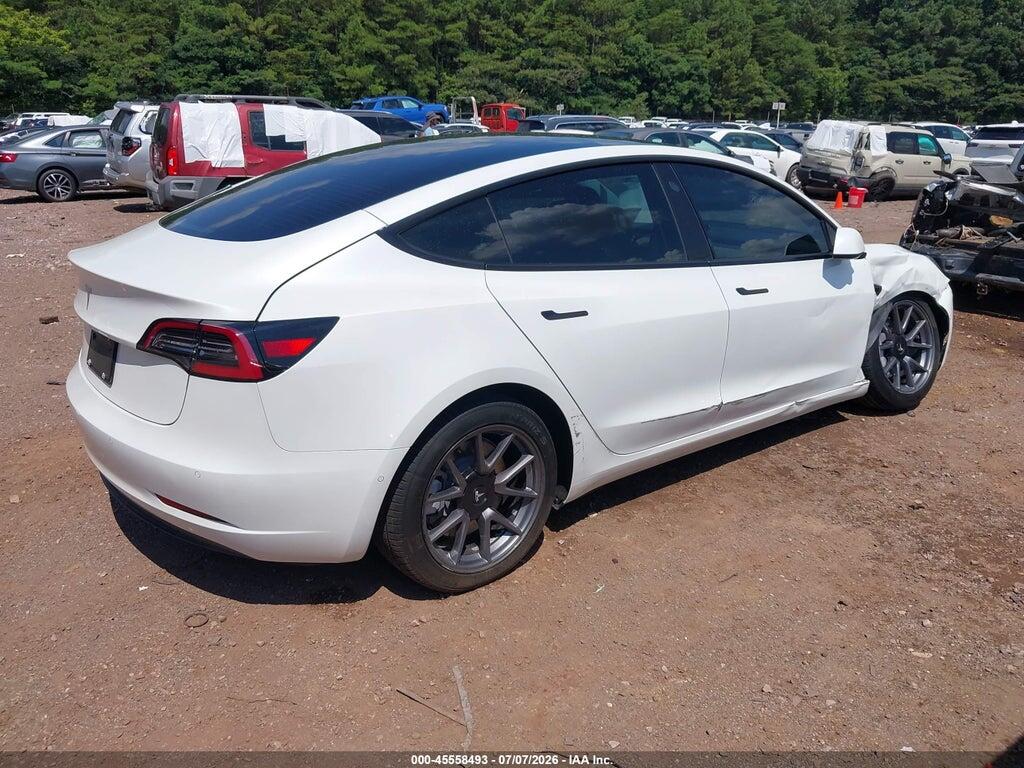 5YJ3E1EA3NF207836 2022 TESLA MODEL 3 photo no. 4