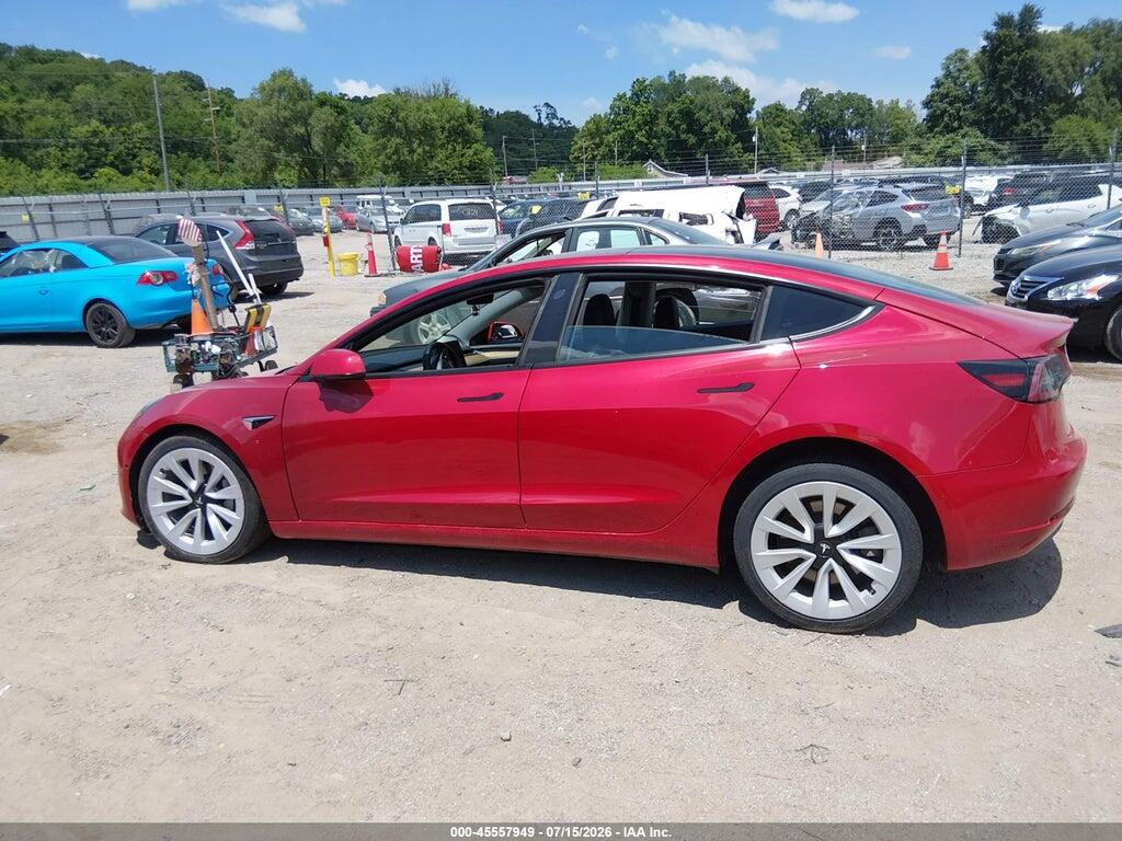 5YJ3E1EB4NF187976 2022 TESLA MODEL 3 photo no. 12
