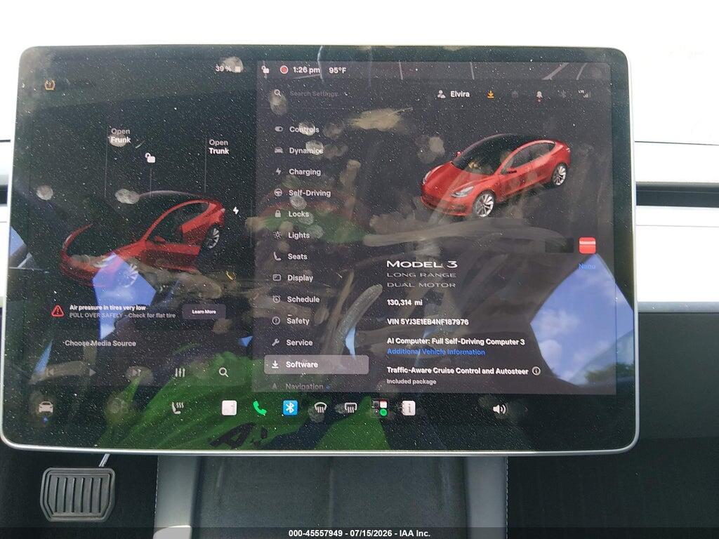 5YJ3E1EB4NF187976 2022 TESLA MODEL 3 photo no. 7