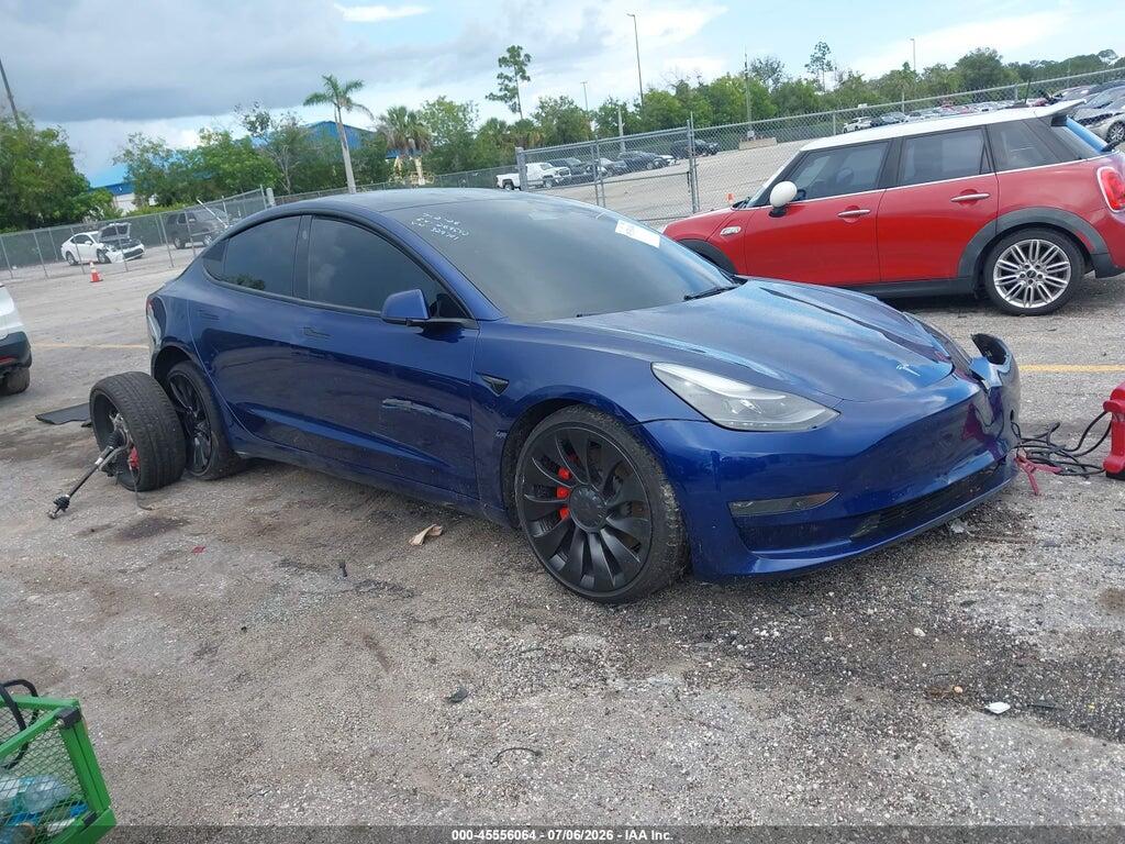 5YJ3E1EC7NF329701 2022 TESLA MODEL 3 photo no. 1