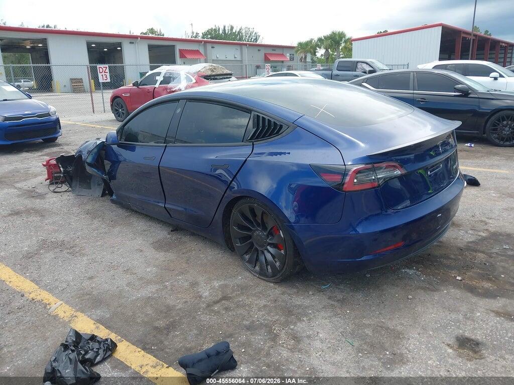 5YJ3E1EC7NF329701 2022 TESLA MODEL 3 photo no. 3