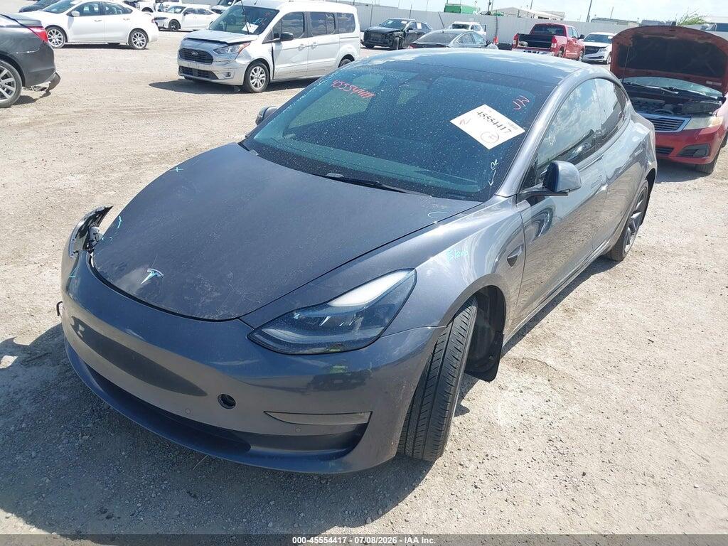 5YJ3E1EB9NF156013 2022 TESLA MODEL 3 photo no. 2