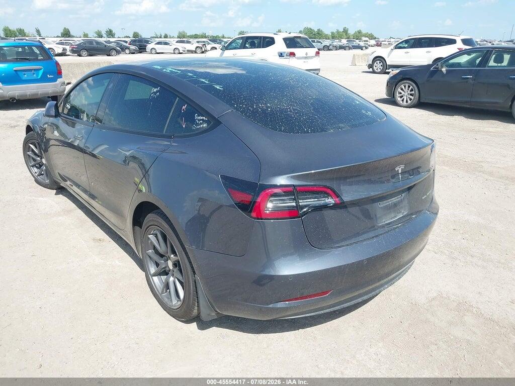 5YJ3E1EB9NF156013 2022 TESLA MODEL 3 photo no. 3