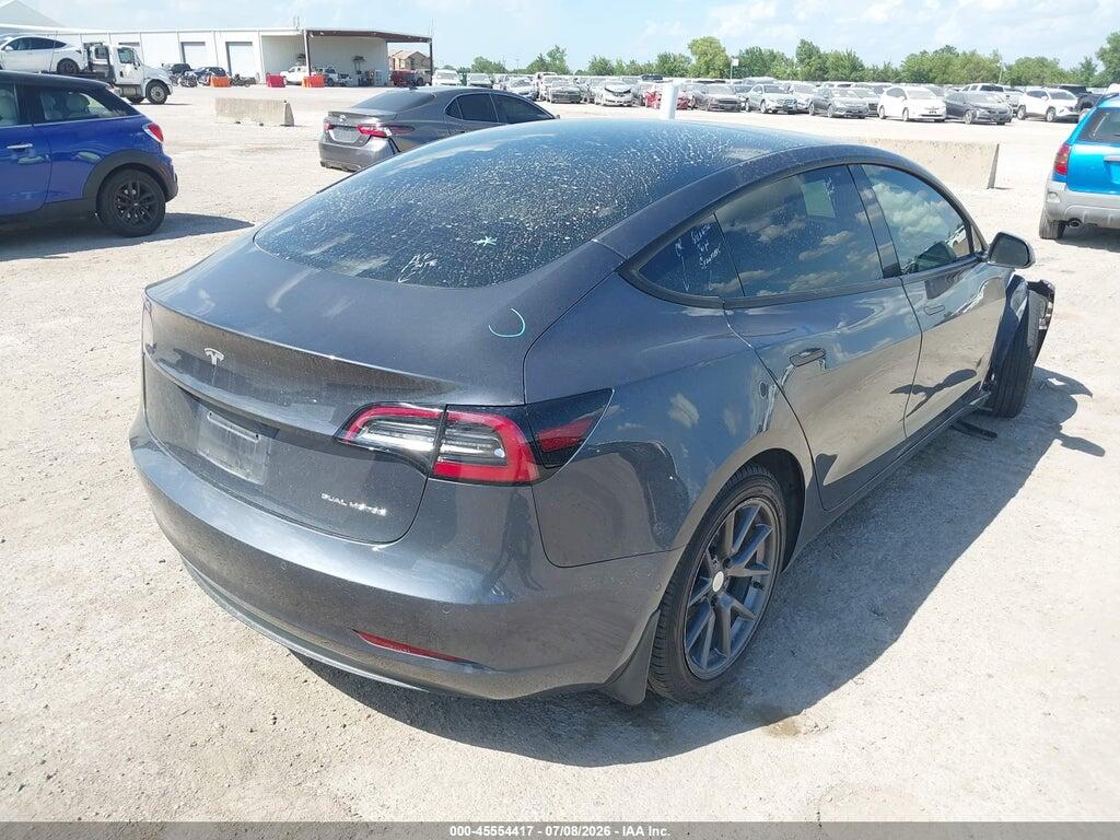 5YJ3E1EB9NF156013 2022 TESLA MODEL 3 photo no. 4