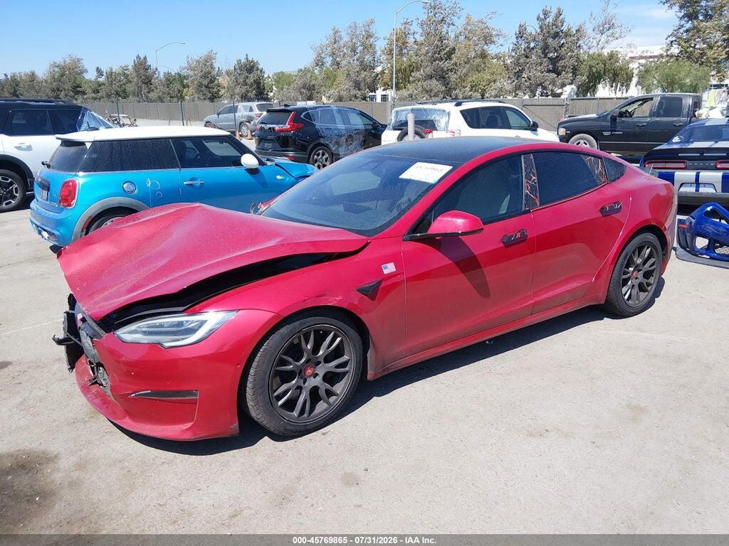 5YJSA1E5XNF471839 2022 TESLA MODEL S photo no. 2