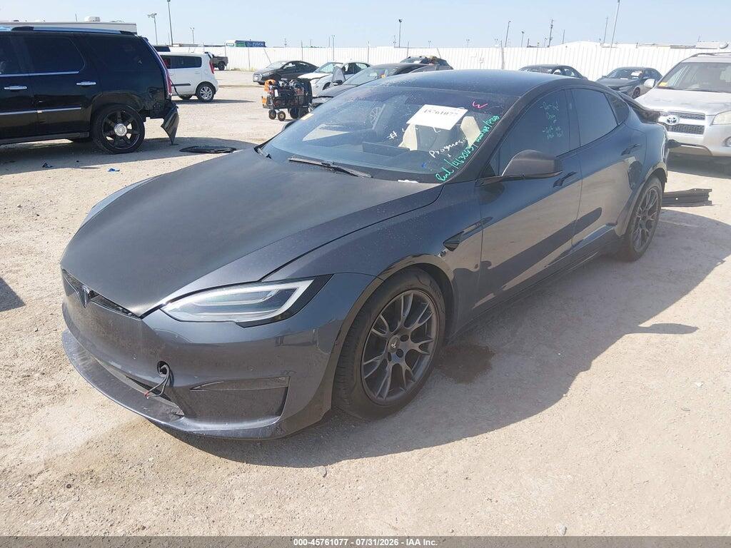 5YJSA1E60NF463063 2022 TESLA MODEL S photo no. 2