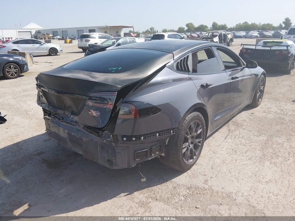 5YJSA1E60NF463063 2022 TESLA MODEL S photo no. 4