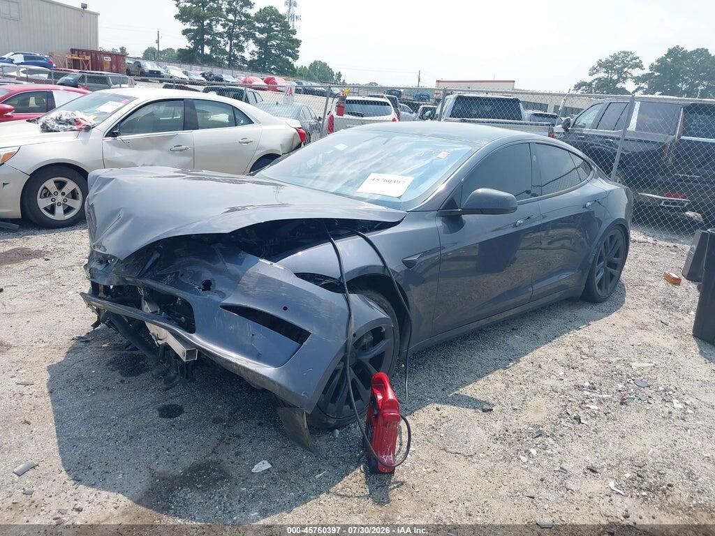 5YJSA1E54NF472713 2022 TESLA MODEL S photo no. 2
