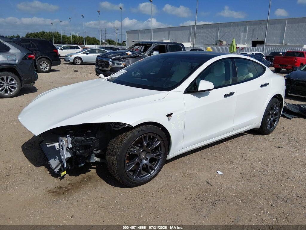 5YJSA1E51NF476718 2022 TESLA MODEL S photo no. 2