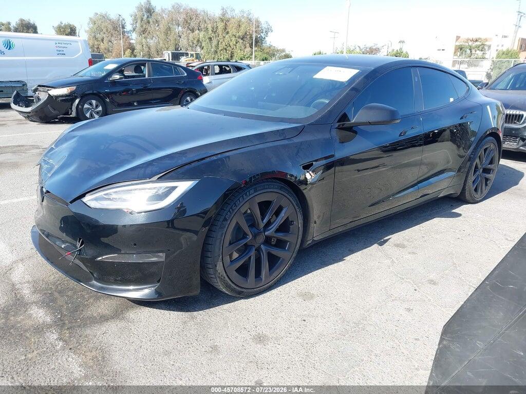 5YJSA1E50NF459618 2022 TESLA MODEL S photo no. 2