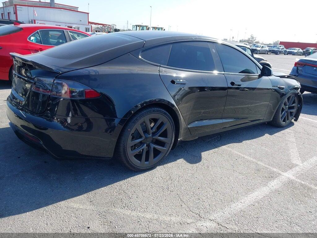 5YJSA1E50NF459618 2022 TESLA MODEL S photo no. 4