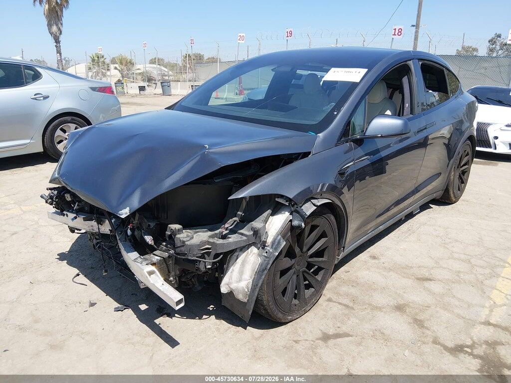 7SAXCDE59NF357769 2022 TESLA MODEL X photo no. 2