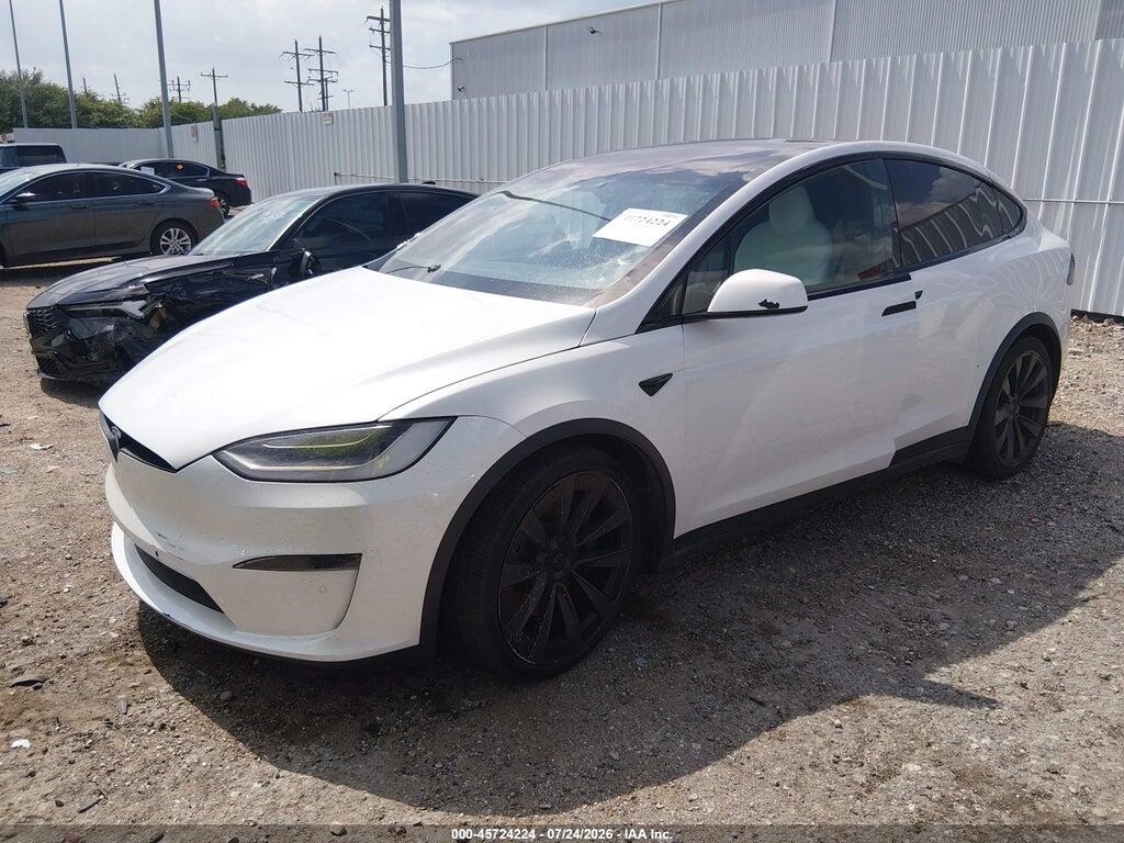 7SAXCAE53NF357488 2022 TESLA MODEL X photo no. 2