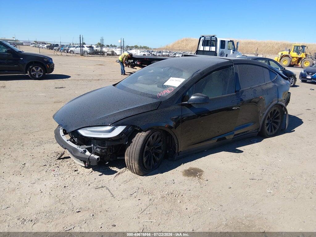 7SAXCBE67NF337873 2022 TESLA MODEL X photo no. 2